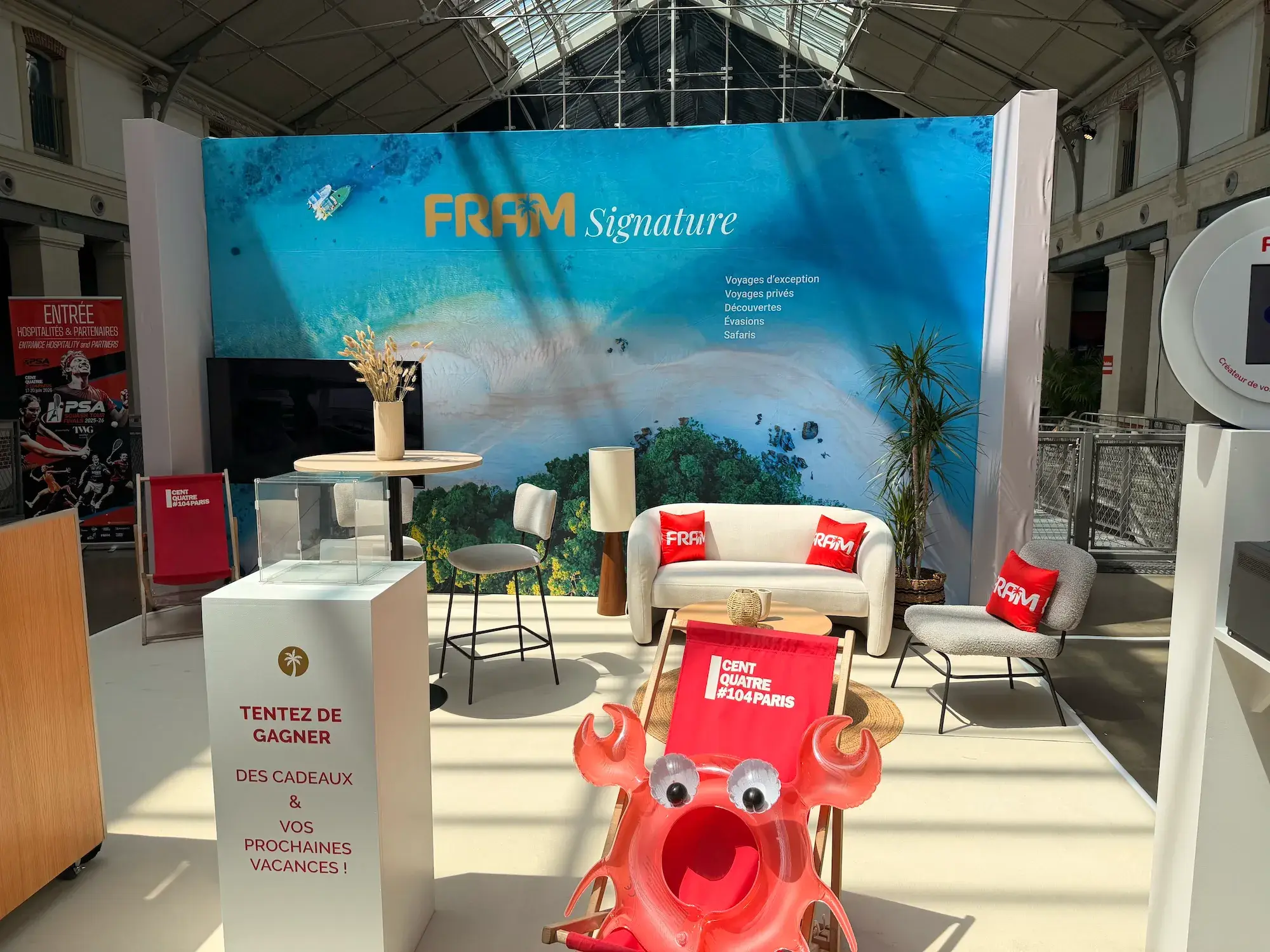 FRAM Signature : un stand sur mesure au cœur des finales mondiales de squash